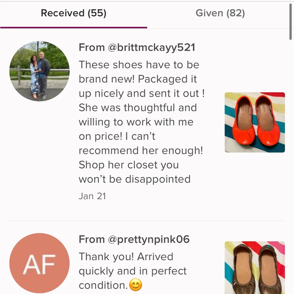 Check out my reviews! Shop safe with me!